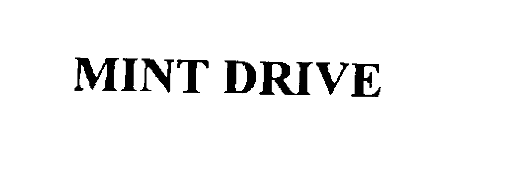 Trademark Logo MINT DRIVE