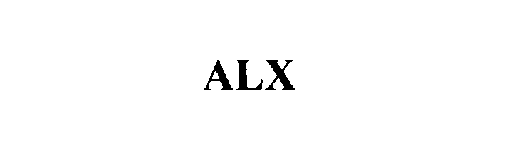 Trademark Logo ALX
