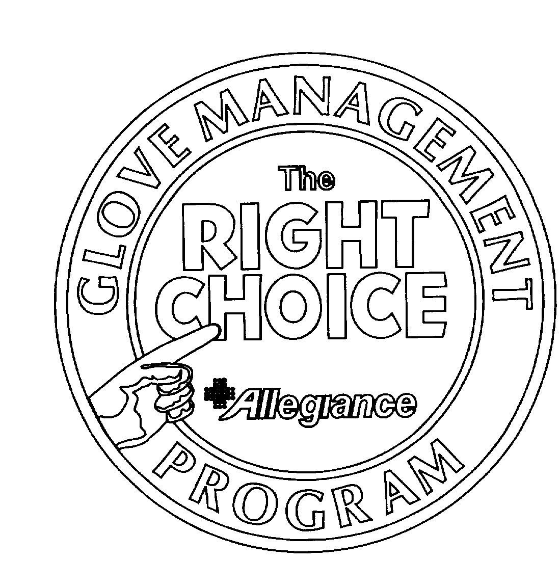  GLOVE MANAGEMENT THE RIGHT CHOICE + ALLEGIANCE PROGRAM