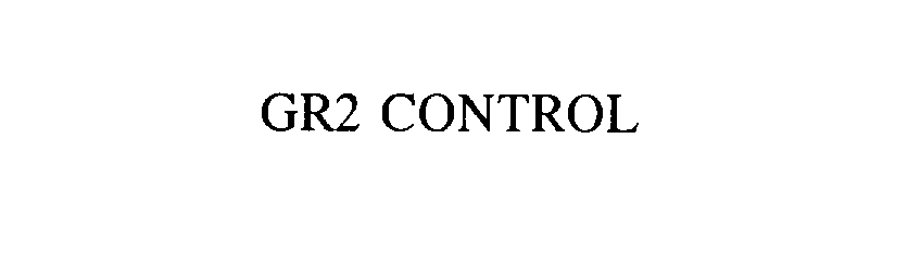 GR2 CONTROL