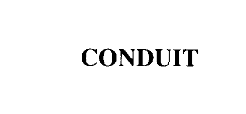 Trademark Logo CONDUIT