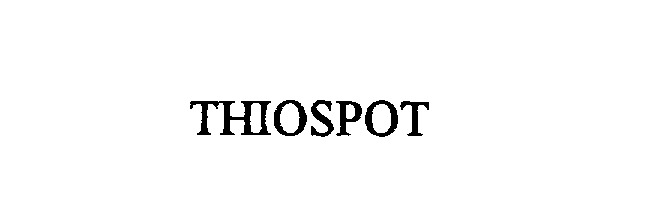 Trademark Logo THIOSPOT