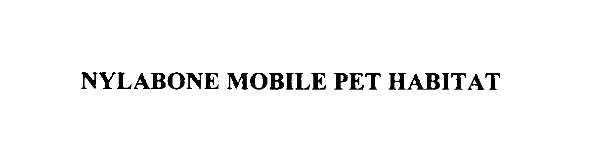  NYLABONE MOBILE PET HABITAT