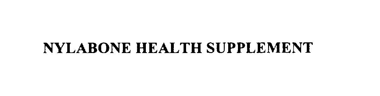  NYLABONE HEALTH SUPPLEMENT