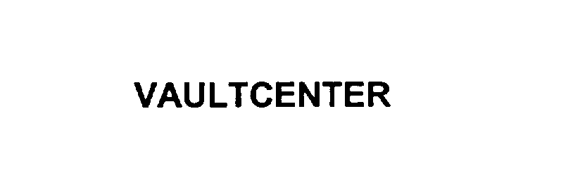 Trademark Logo VAULTCENTER