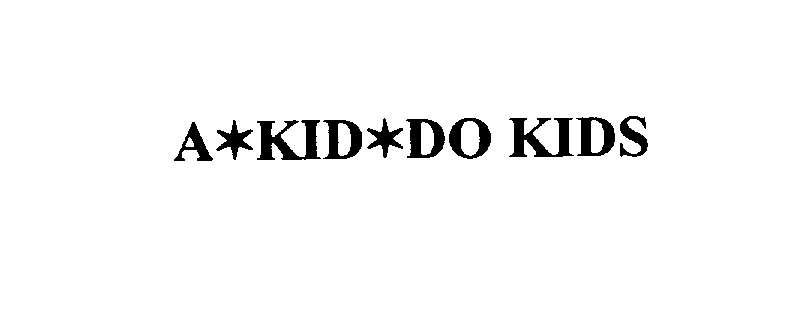 Trademark Logo A*KID*DO KIDS