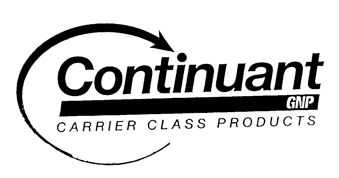 Trademark Logo CONTINUANT GNP CARRIER CLASS PRODUCTS