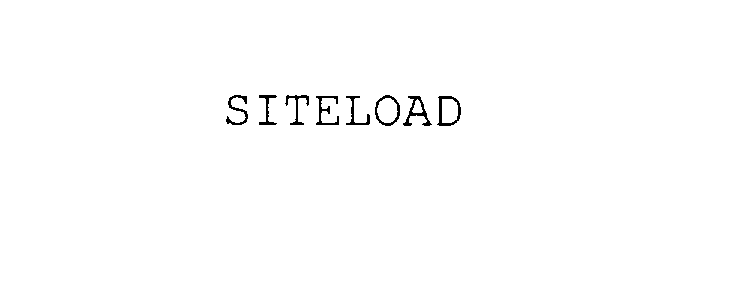 Trademark Logo SITELOAD