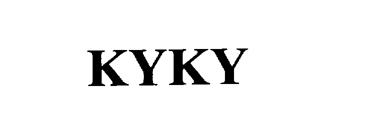 Trademark Logo KYKY