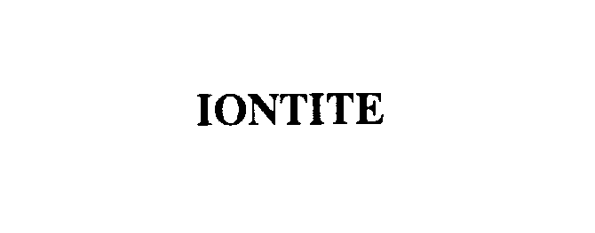  IONTITE