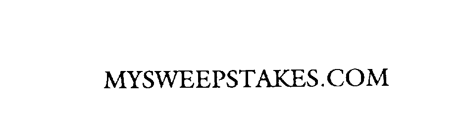 Trademark Logo MYSWEEPSTAKES.COM