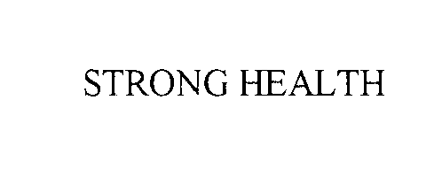  STRONG HEALTH