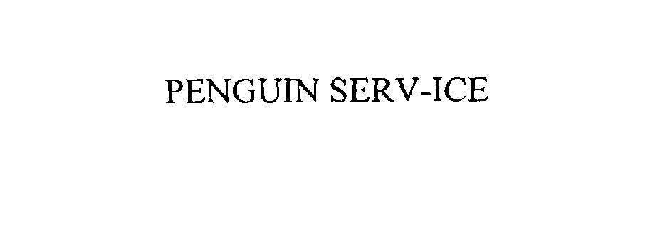 Trademark Logo PENGUIN SERV-ICE