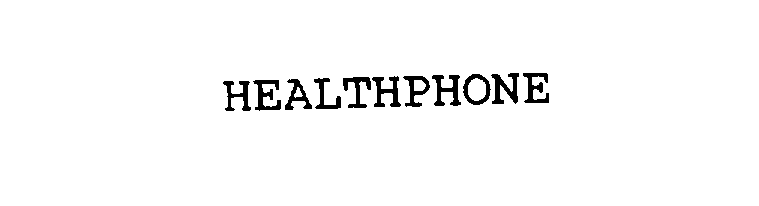 Trademark Logo HEALTHPHONE