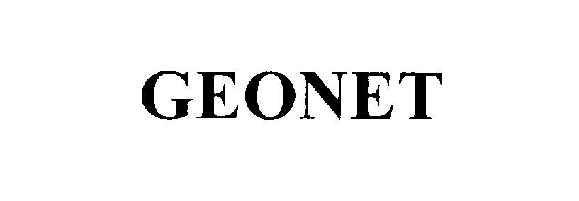 Trademark Logo GEONET