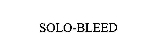 Trademark Logo SOLO-BLEED