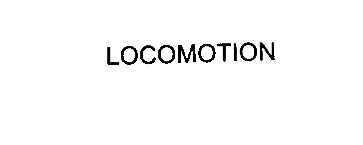 Trademark Logo LOCOMOTION