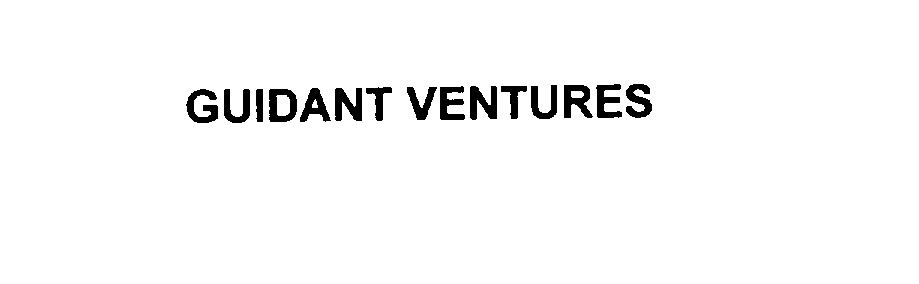 Trademark Logo GUIDANT VENTURES