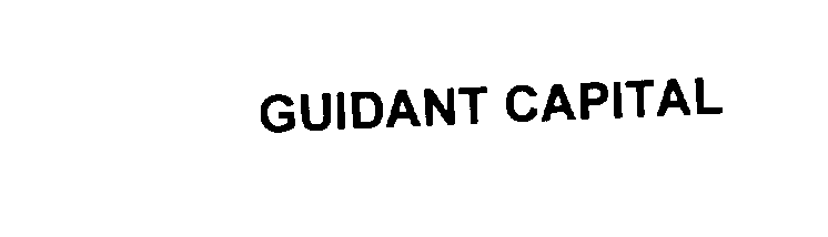 Trademark Logo GUIDANT CAPITAL