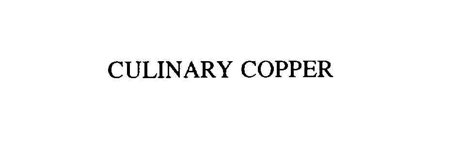  CULINARY COPPER