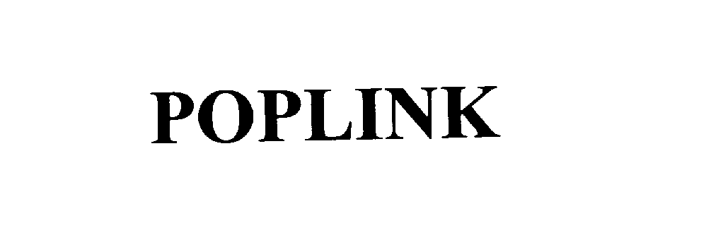 Trademark Logo POPLINK