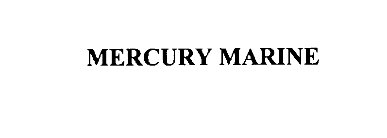  MERCURY MARINE