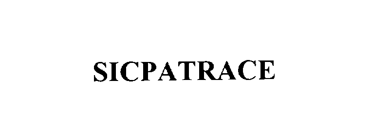 Trademark Logo SICPATRACE