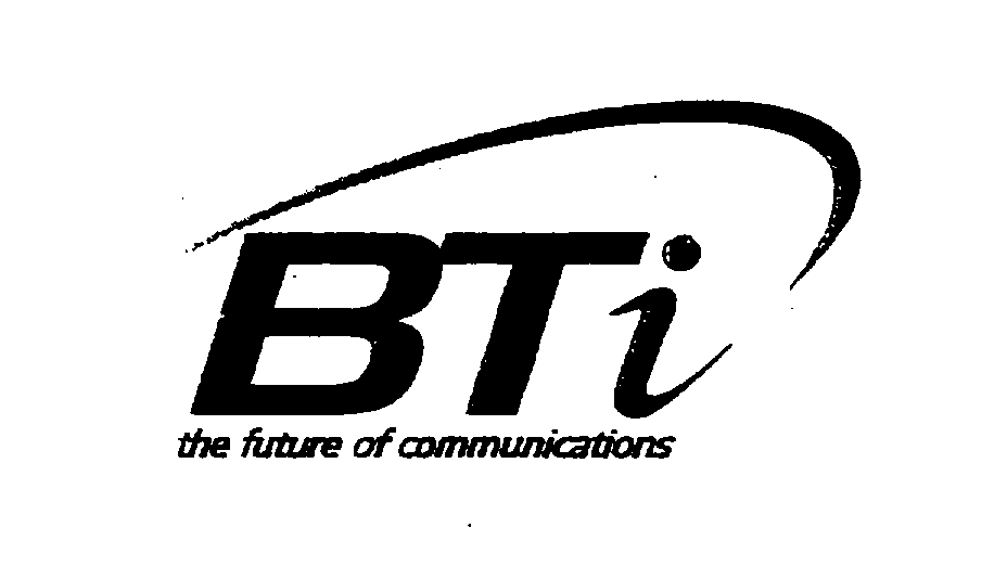 Trademark Logo BTI THE FUTURE OF COMMUNICATIONS
