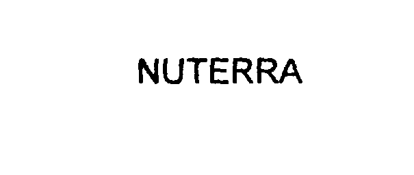 Trademark Logo NUTERRA