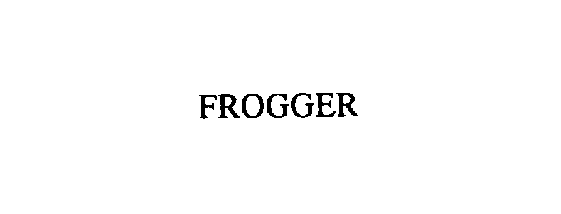 Trademark Logo FROGGER