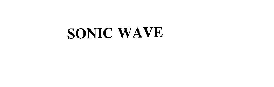  SONIC WAVE