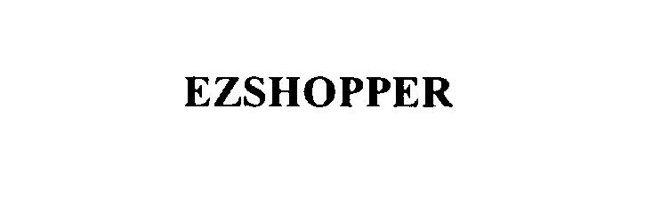 Trademark Logo EZSHOPPER