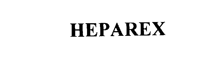 Trademark Logo HEPAREX