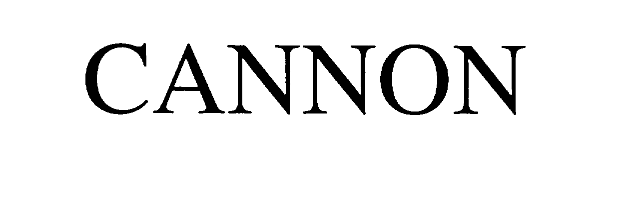Trademark Logo CANNON