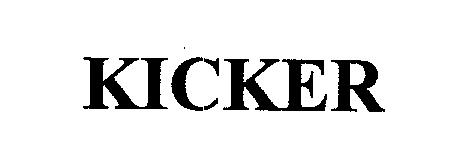 Trademark Logo KICKER