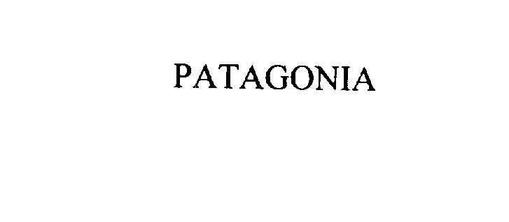 Trademark Logo PATAGONIA