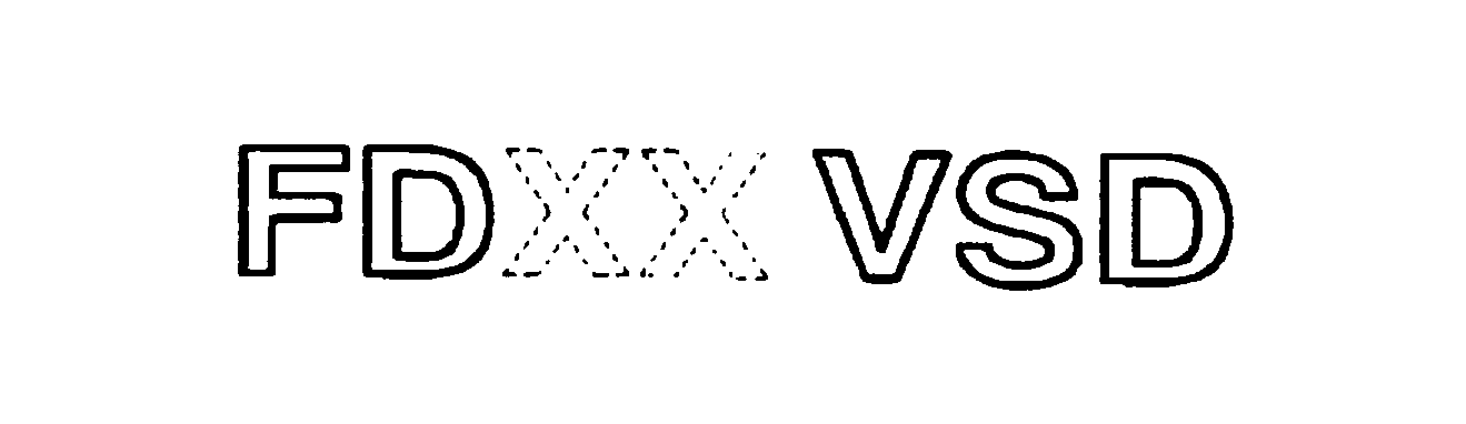Trademark Logo FDXX VSD