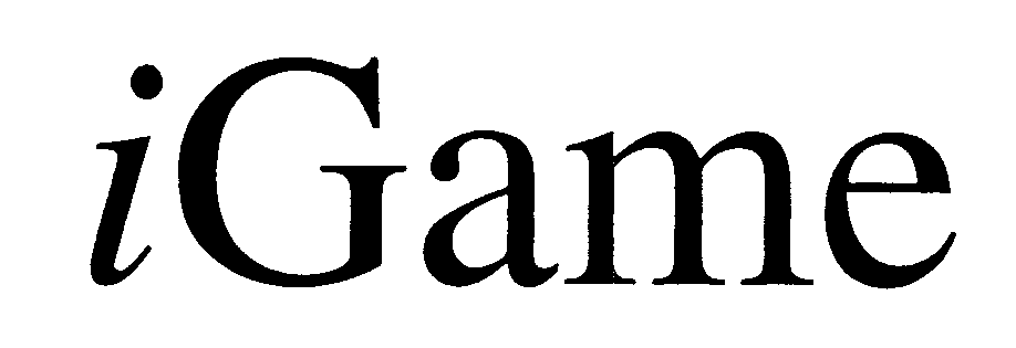 Trademark Logo IGAME