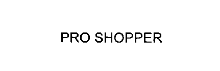 Trademark Logo PRO SHOPPER
