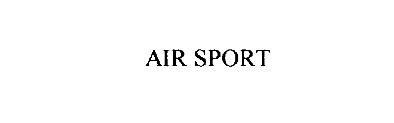 Trademark Logo AIR SPORT
