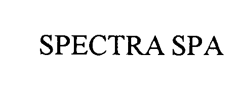 Trademark Logo "SPECTRA SPA"