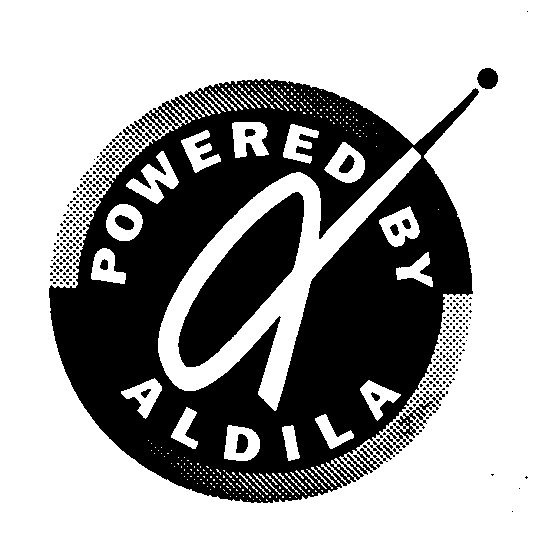 Trademark Logo POWERED BY ALDILA