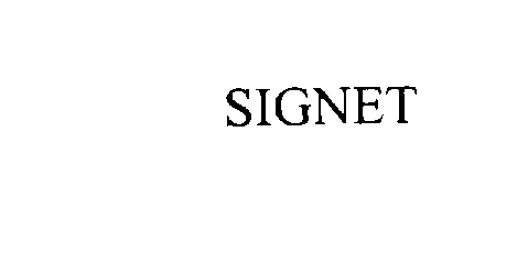 Trademark Logo SIGNET