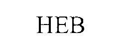 Trademark Logo HEB