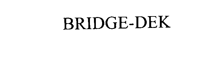  BRIDGE-DEK