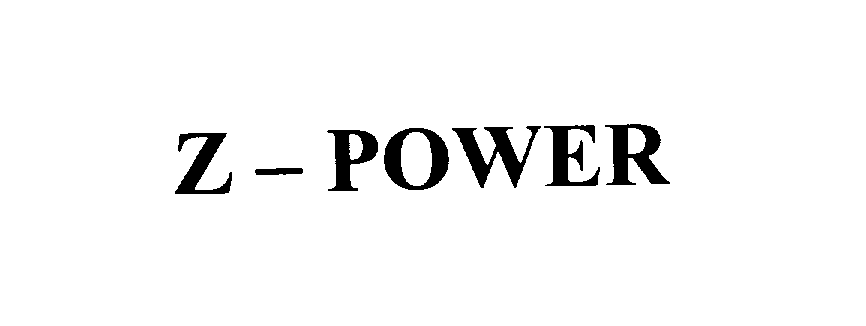 Trademark Logo Z - POWER