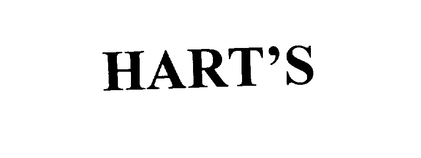 Trademark Logo HART'S