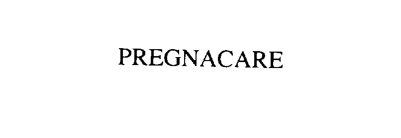 Trademark Logo PREGNACARE