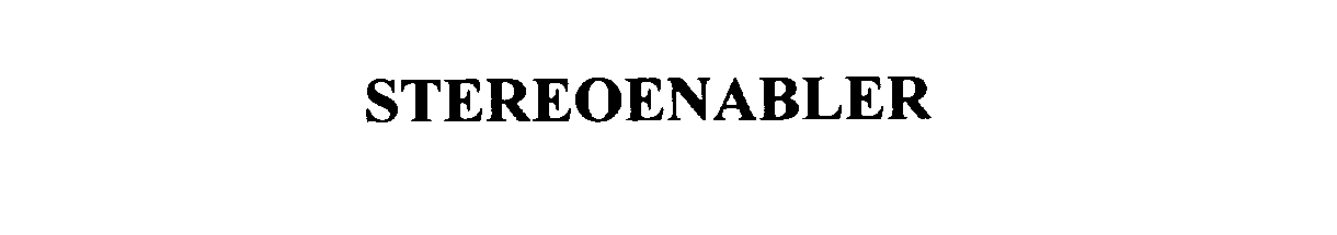 Trademark Logo STEREOENABLER