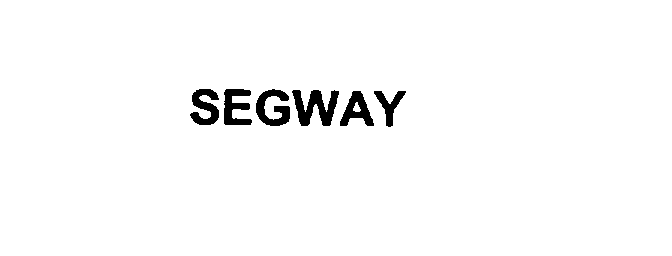 Trademark Logo SEGWAY